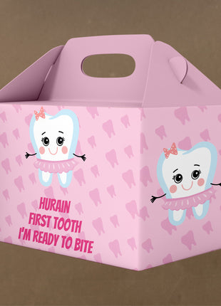 Customized First Tooth Goody Boxes