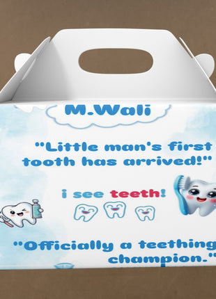 Customized First Tooth Goody Boxes