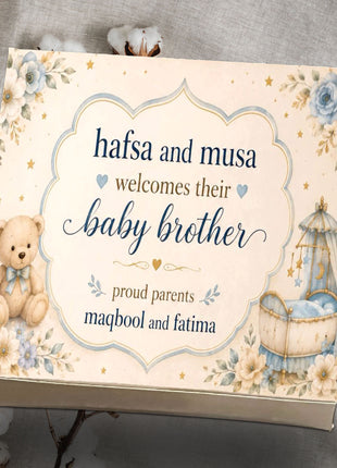 Baby Birth Announcement Boxes in Pakistan | Customized Methai & Sweet Boxes – Lowest Price