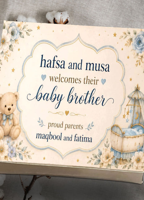 Baby Birth Announcement Boxes in Pakistan | Customized Methai & Sweet Boxes – Lowest Price