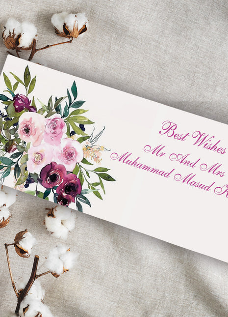 Customized Wedding Money Envelope