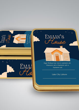 House Warming Tin Box