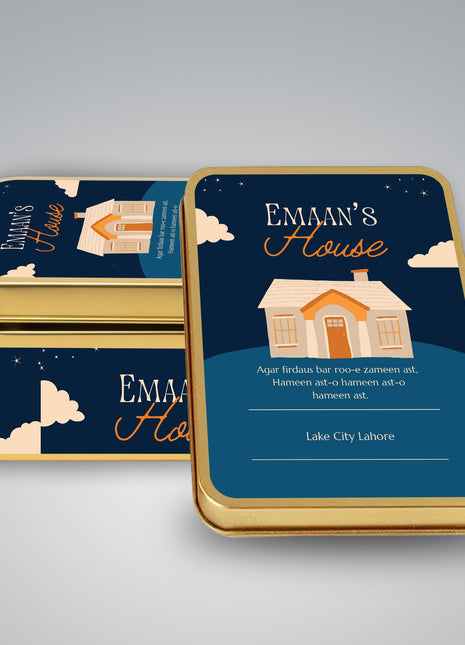 House Warming Tin Box