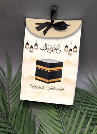 Hajj and Umrah Tabarruk Gift Bags - Flap Style - Customizable | Affordable | Fast Delivery