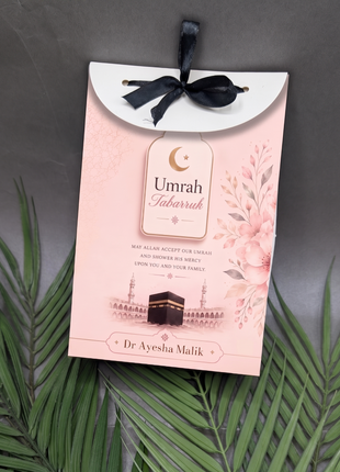 Hajj and Umrah Tabarruk Gift Bags - Flap Style - Customizable | Affordable | Fast Delivery