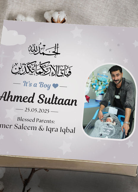 Baby Birth Announcement Boxes in Pakistan | Customized Methai & Sweet Boxes – Lowest Price
