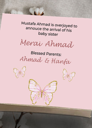 Baby Birth Announcement Boxes in Pakistan | Customized Methai & Sweet Boxes – Lowest Price